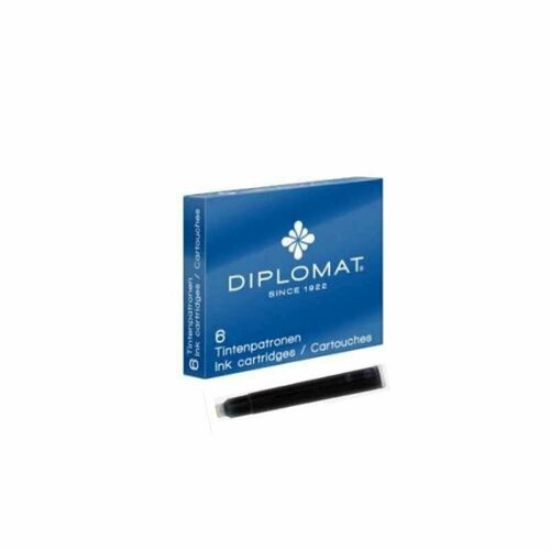 Картридж чернильный для перьевой ручки DIPLOMAT синие 6 шт/уп D10275212