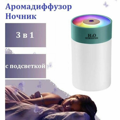 Увлажнитель воздуха H2O с подсветкой ночник Зеленый 99900₽
