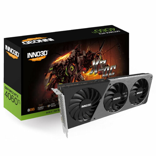 Видеокарта INNO3D GeForce RTX 4060 Ti X3 OC 8G 6229000₽