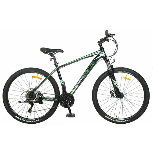 фото Горный велосипед tech team neon 27.5"х18" черный (сталь) techteam