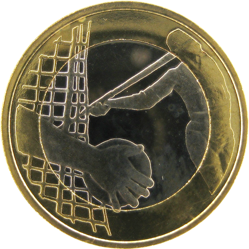 Финляндия 5 евро 2016 Легкая атлетика UNC / коллекционная монета