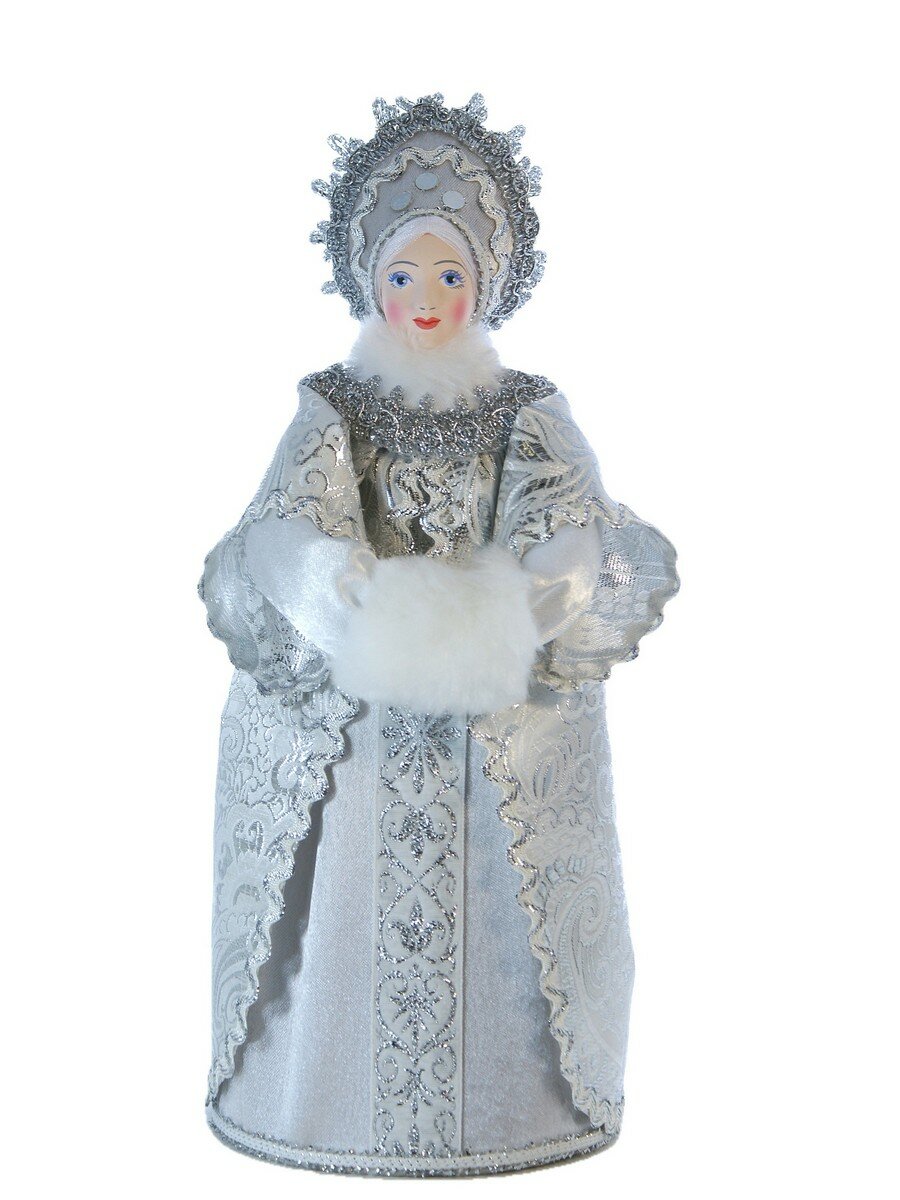 Кукла коллекционная Снегурочка в кокошнике и с муфтой