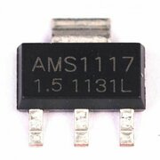 AMS1117-1.5, Линейный регулятор с малым падением напряжения, 800мА, 1.5В