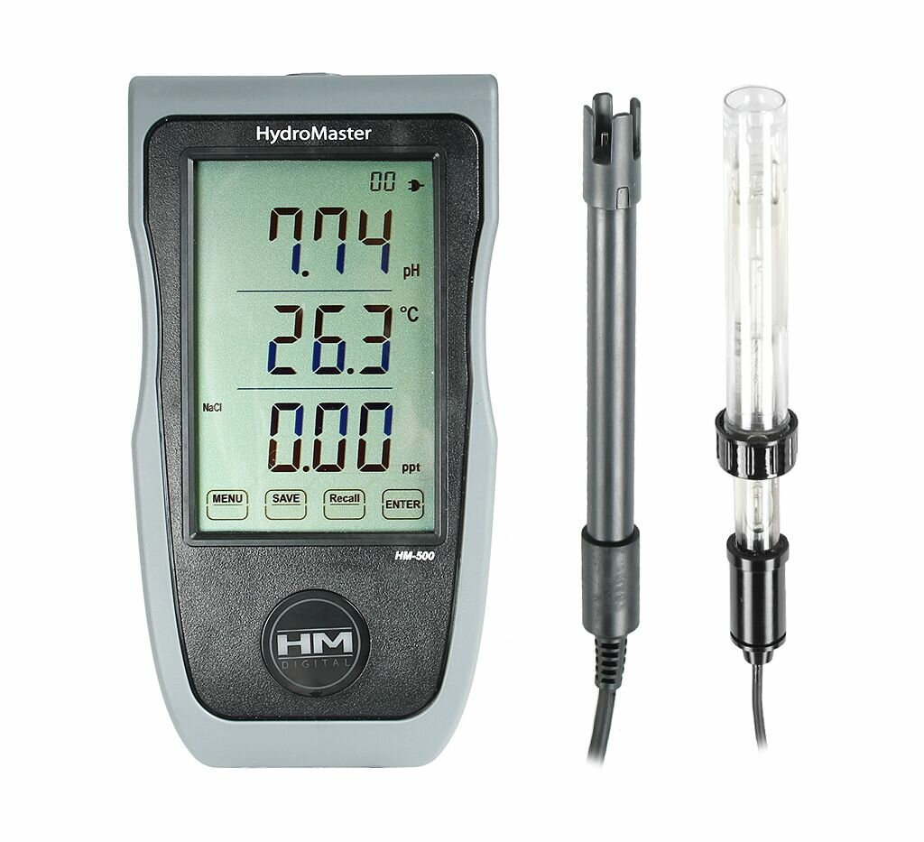 HM Digital HM Digital HM-500 Мультимонитор Hydromaster pH/EC/TDS/Temp с сенсорным экраном HM500