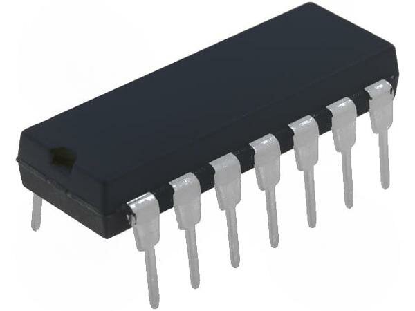 Интегральная микросхема TEXAS INSTRUMENTS CD4047BE, IC: цифровая; астабильная/моностабильная, мультивибратор; Ch: 1, 1шт