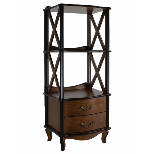 Этажерка с ящиком PASSO AFINA 2, орех