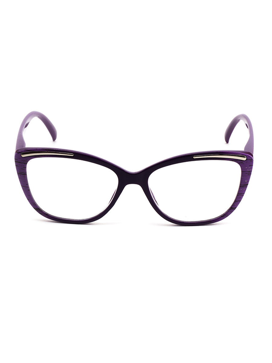 Готовые очки для зрения фиолетовые с диоптриями -2.50 футляр