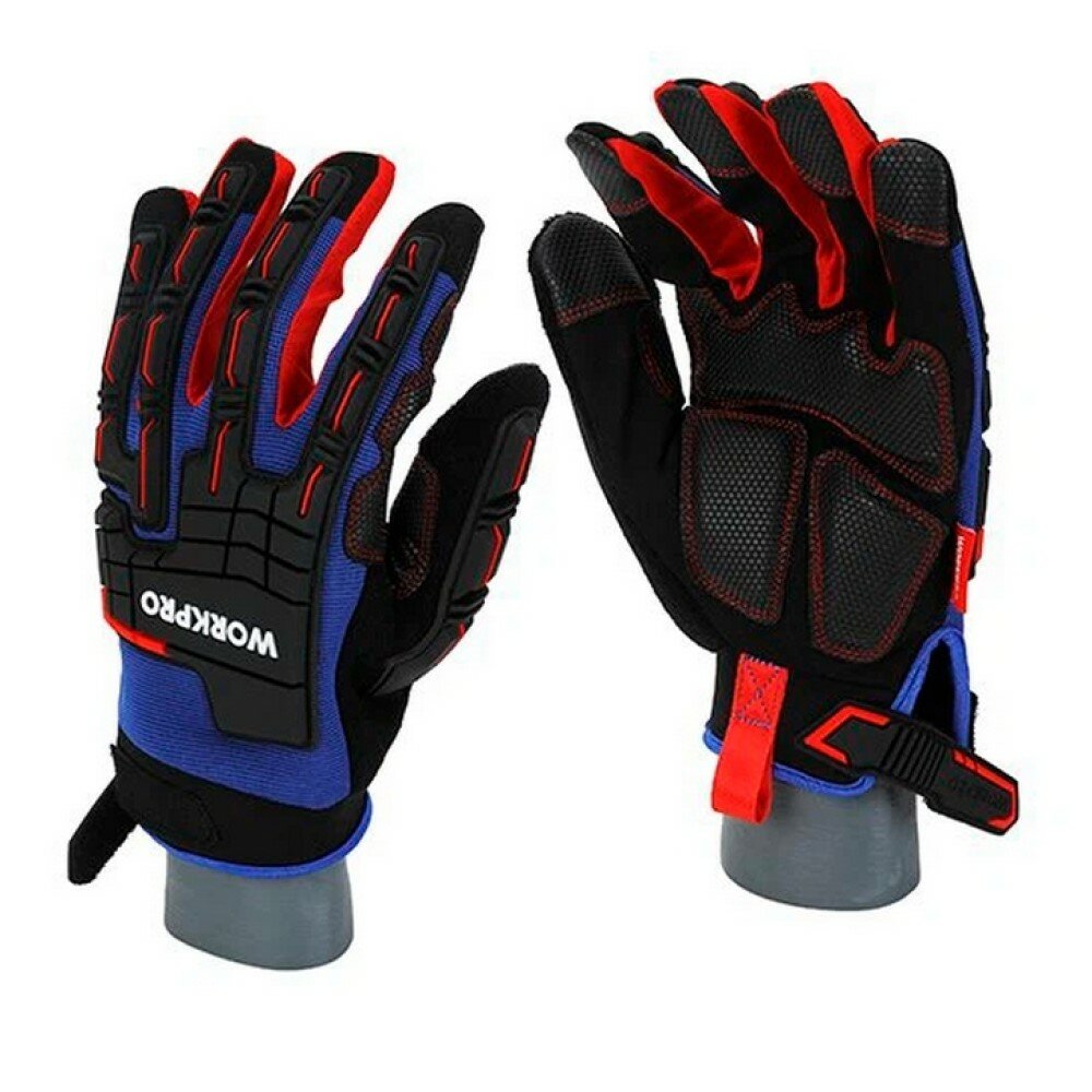 Перчатки рабочие c защитой от ударов WORKPRO WP371005 Anti Impact Work - XL — фото 1