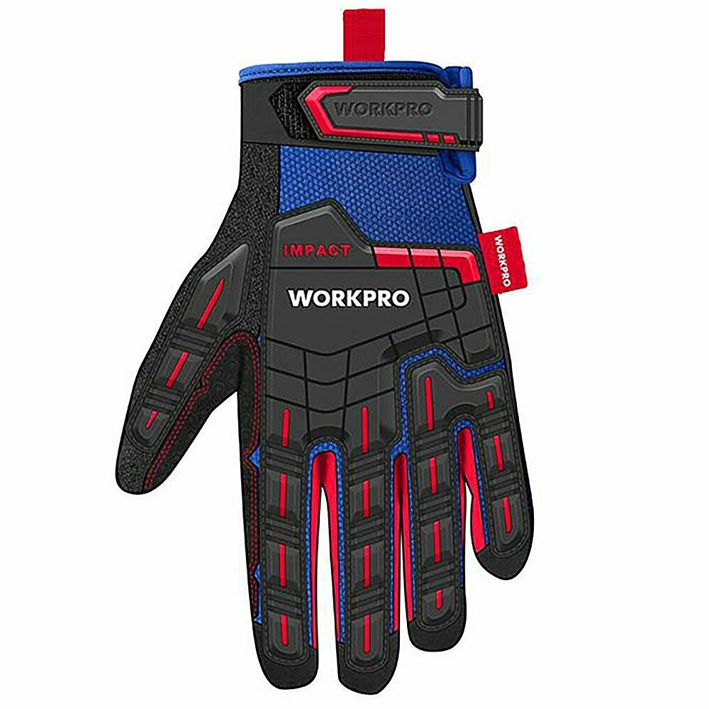 Перчатки рабочие c защитой от ударов WORKPRO WP371005 Anti Impact Work - XL — фото 1