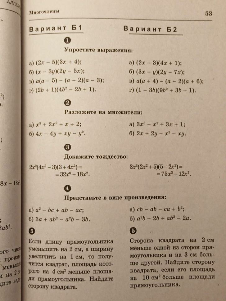 Самостоятельные и контрольные работы по алгебре и геометрии для 7 класса - фото №9