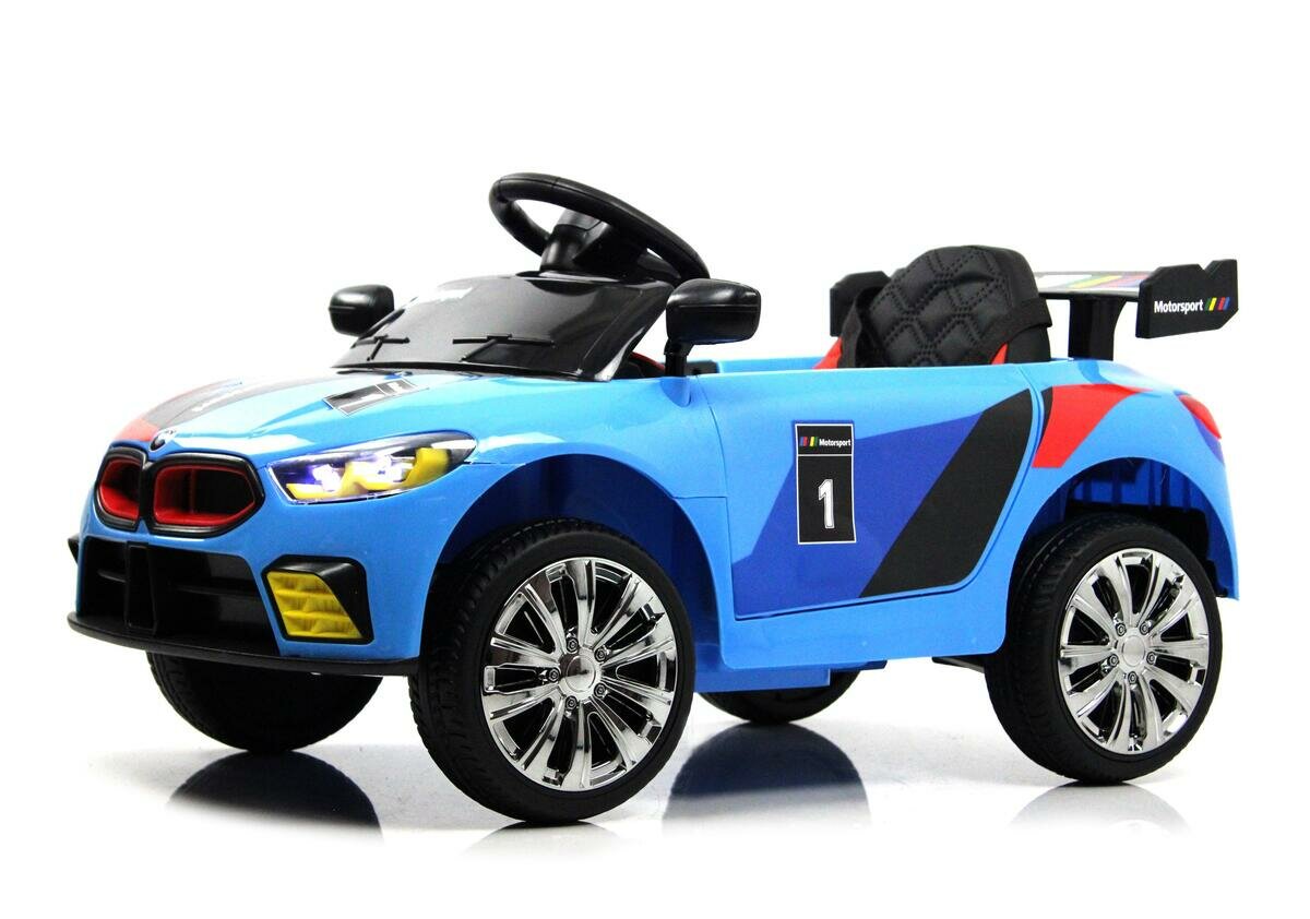 Детский электромобиль F444FF синий (RiverToys)