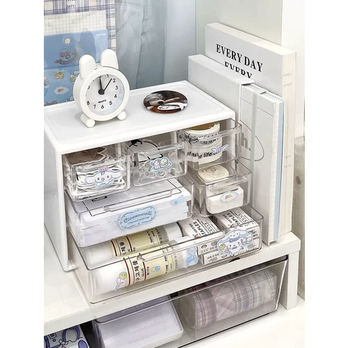 Органайзер для косметики с ящиками для хранения мелочей канцелярии вместительный 599₽