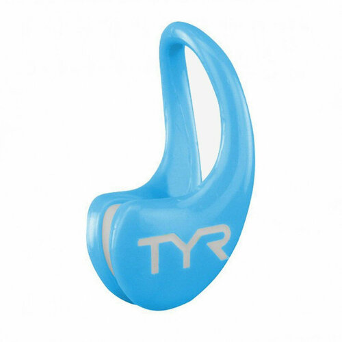 фото Зажим для носа tyr latex swim clip, lergo-452, one size, силикон, голубой