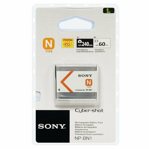 аккумулятор для фотоаппарата sony np bn1 Аккумулятор для цифрового фотоаппарата Sony NP-BN1