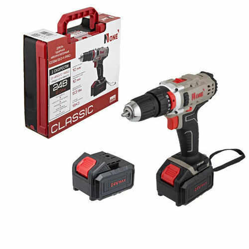 Аккумуляторная дрель-шуруповерт Number one CD24 20-1-PRO CLASSIC CD2420-1-PRO CLASSIC 1 579000₽