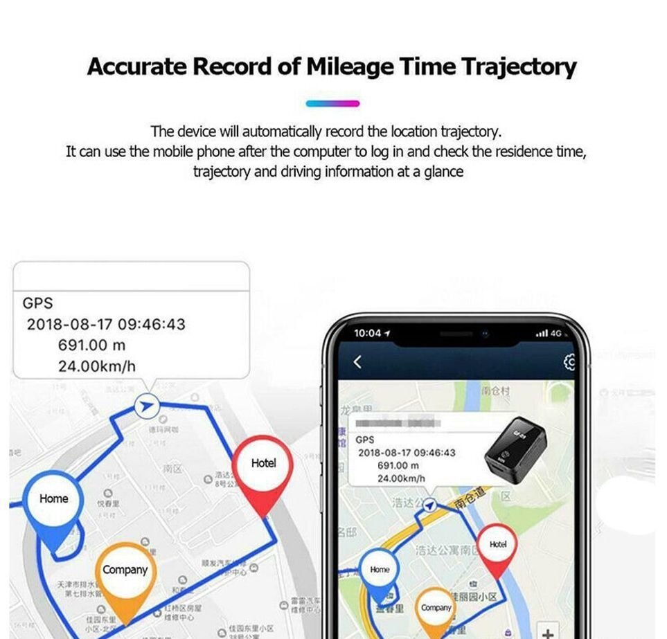 Автомобильный GPS трекер "GF09", отслеживание местоположения в реальном времени — фото 4
