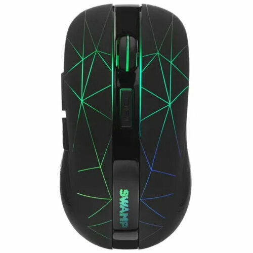 Мышь Oklick 975GW SWAMP черный оптическая 2400dpi беспроводная USB игровая 6but 209000₽
