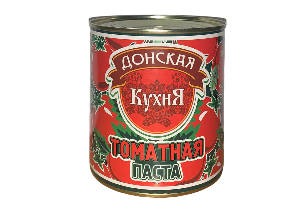 Томатная паста Донская Кухня, 800 г. ГОСТ.