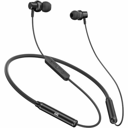 Bluetooth наушники вкладыши с микрофоном GAL BH-5000 беспроводная мобильная гарнитура черные 124300₽
