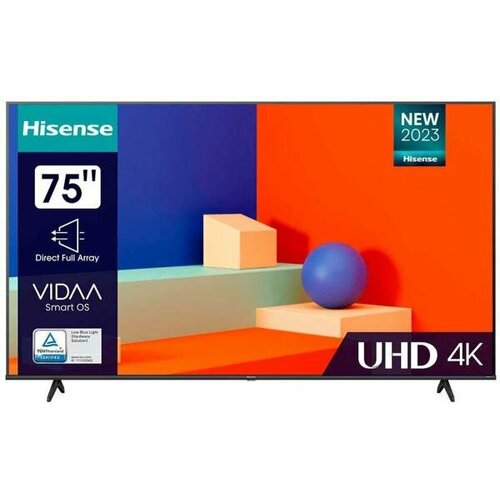 Телевизор Hisense 75A6K черный 7452400₽