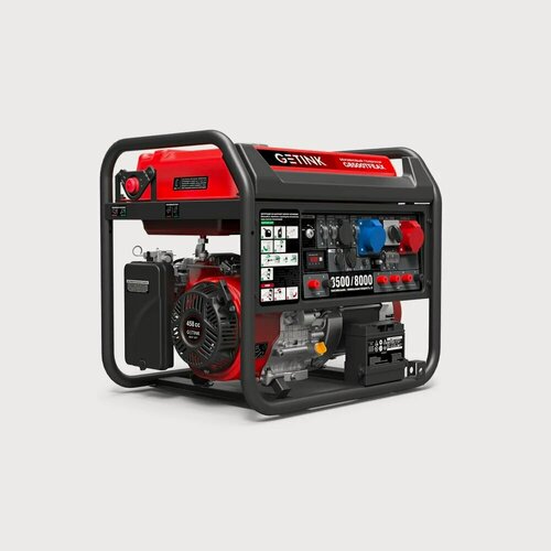 Изображение товара Бензиновый генератор SUNREKA G8500TFEAX (электростартер, 1 и 3 фазы)