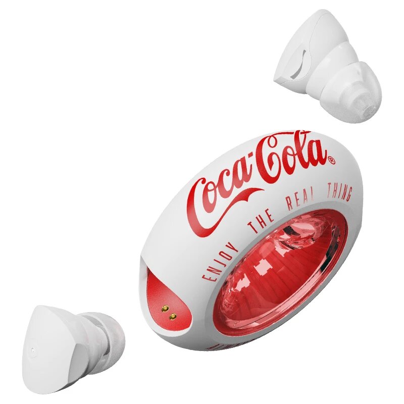 Coca-Cola беспроводные внутриканальные наушники, Белый