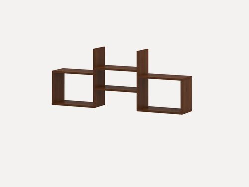 Изображение товара Полка книжная настенная навесная П-4 Орех (ШхГхВ) 1200х200х500
