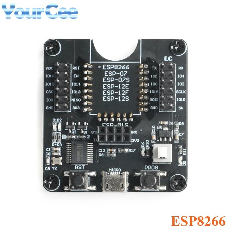 Макетная плата ESP8266 ESP-WROOM-32, тестовый программатор, гнездо, загрузчик, сжигающее приспособление, инструмент для ESP-01, ESP-12S, ESPWROOM-32, ESP8266