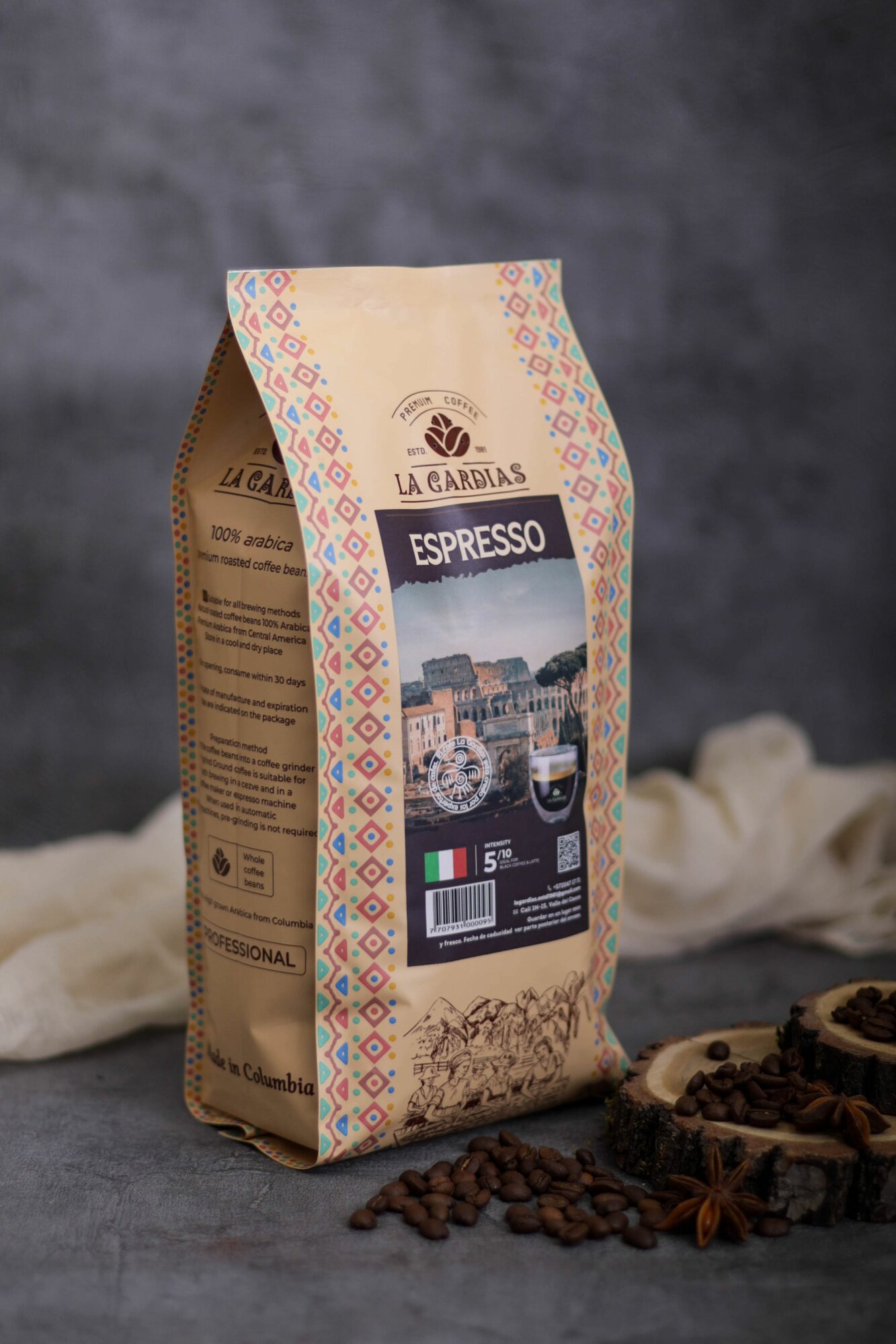 LA GARDIAS ESPRESSO 1 кг кофе зерно ЛА гардиас эспрессо 1 кг зерно