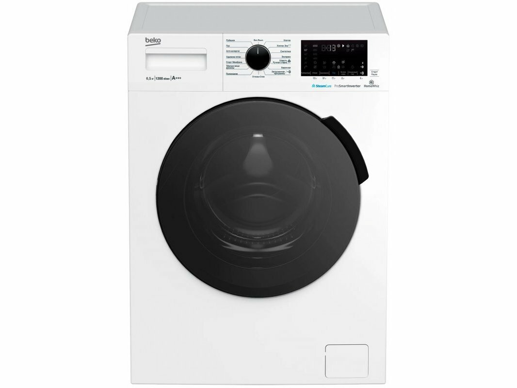 Стиральная машина Beko WSPE6H616W, белый/черный