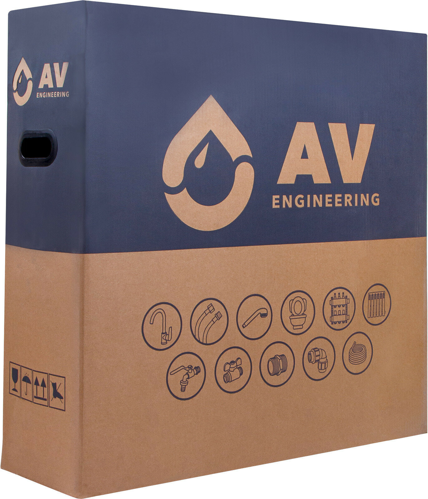 Труба для отопления First PE-RT II/EVOH/PE-RT II 16х2.0 200м, AV Engineering (AVE-PFI200) — фото 1