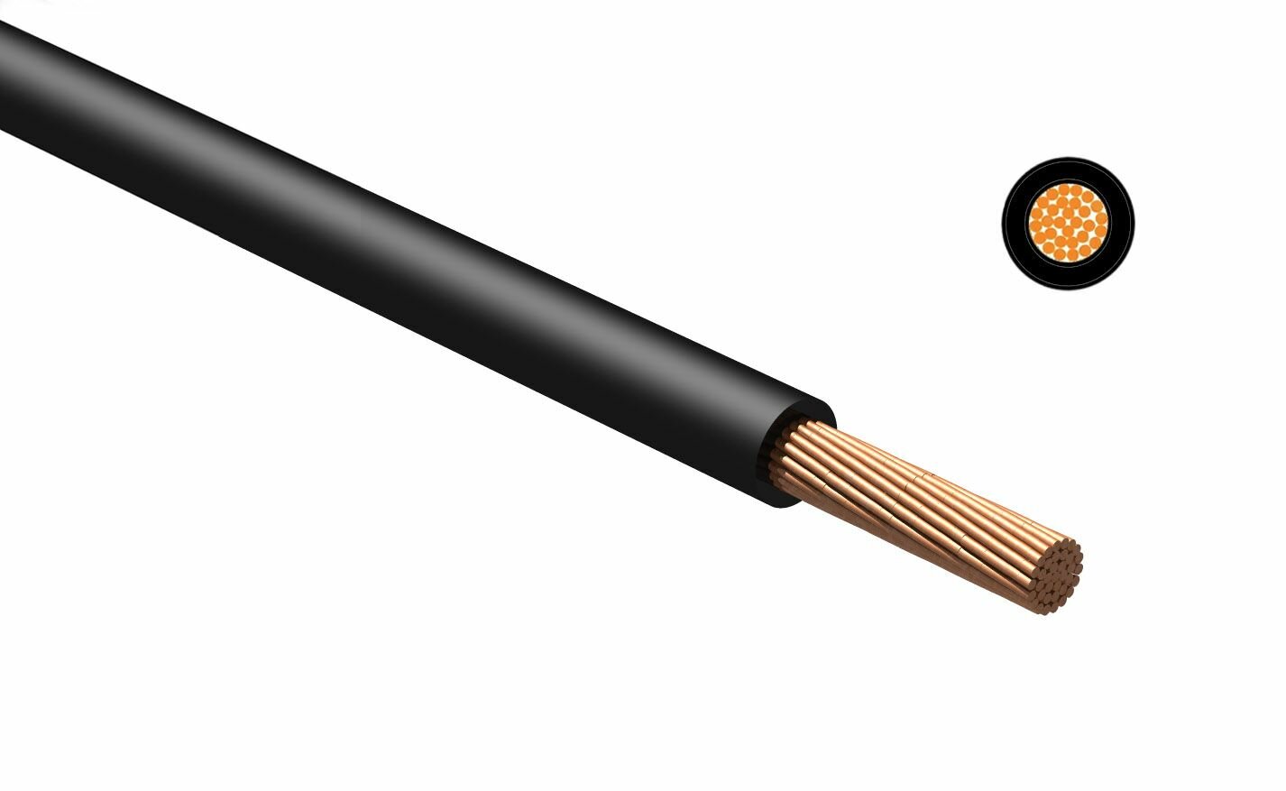 Кабель КГтп-ХЛ 1х35 ГОСТ (10 метров) NVO