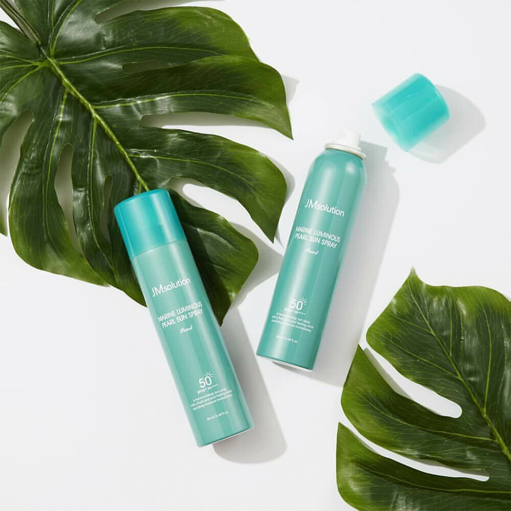 Солнцезащитный спрей JMSolution "Marine Luminous", с жемчугом, SPF50+, 180мл — фото 1