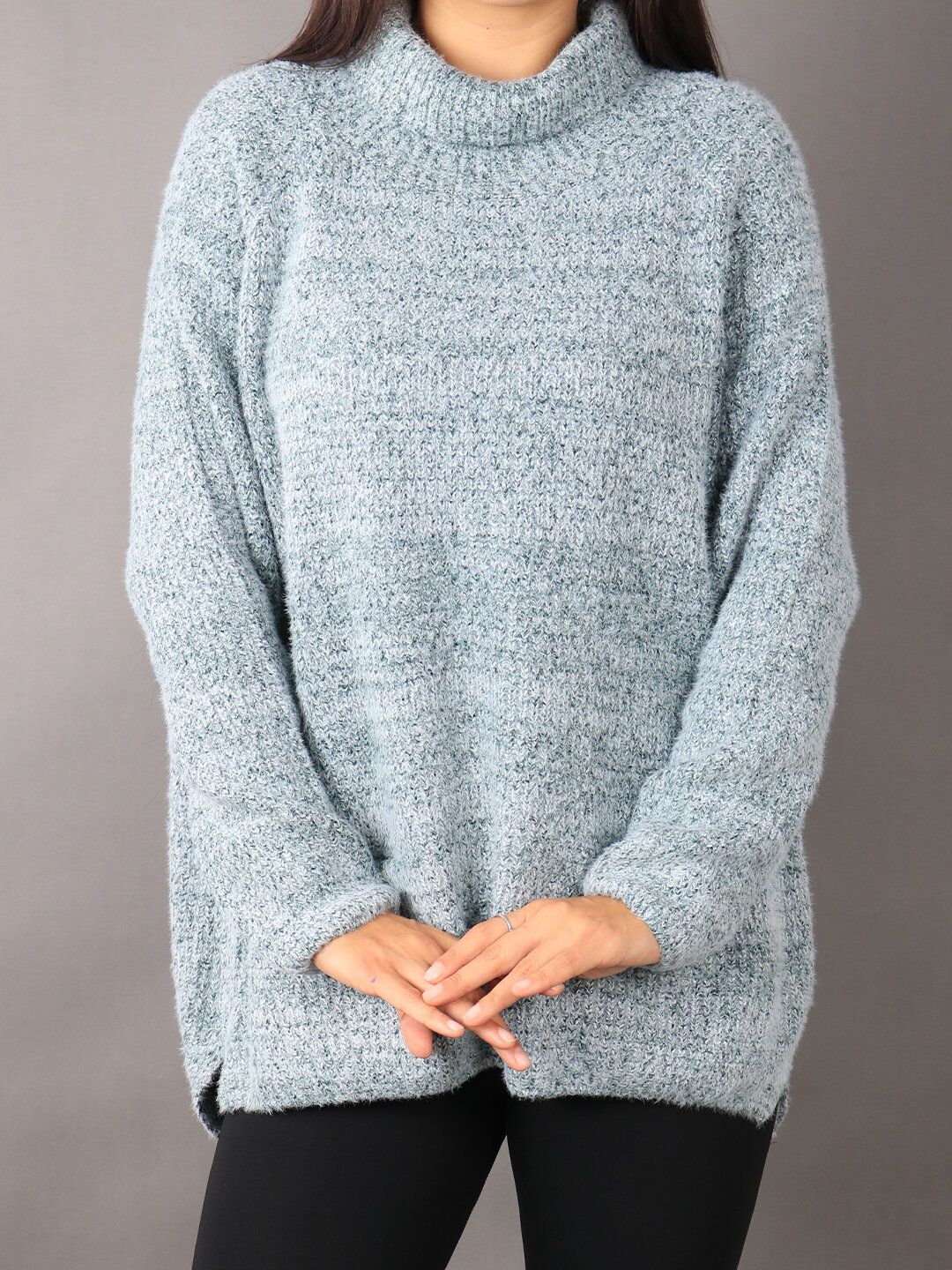 Джемпер , размер One Size, бирюзовый — фото 1