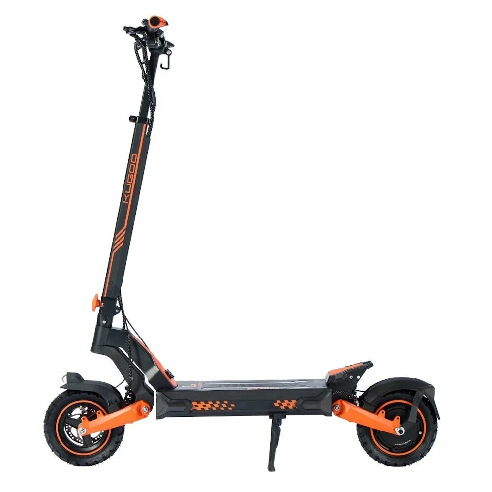 Электроcамокат Kugoo Kirin F3 plus черный, 1000w/ 48v/ 20.8ah складной — фото 1