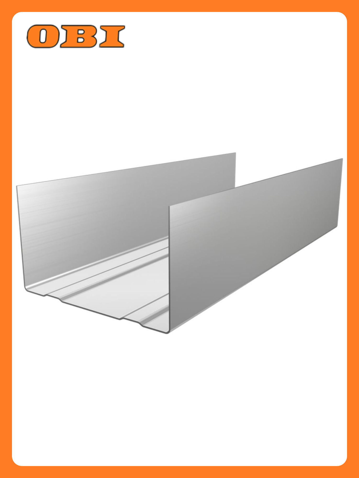 Направляющий профиль Таврос 3 м П-образный толщина 0.5 мм