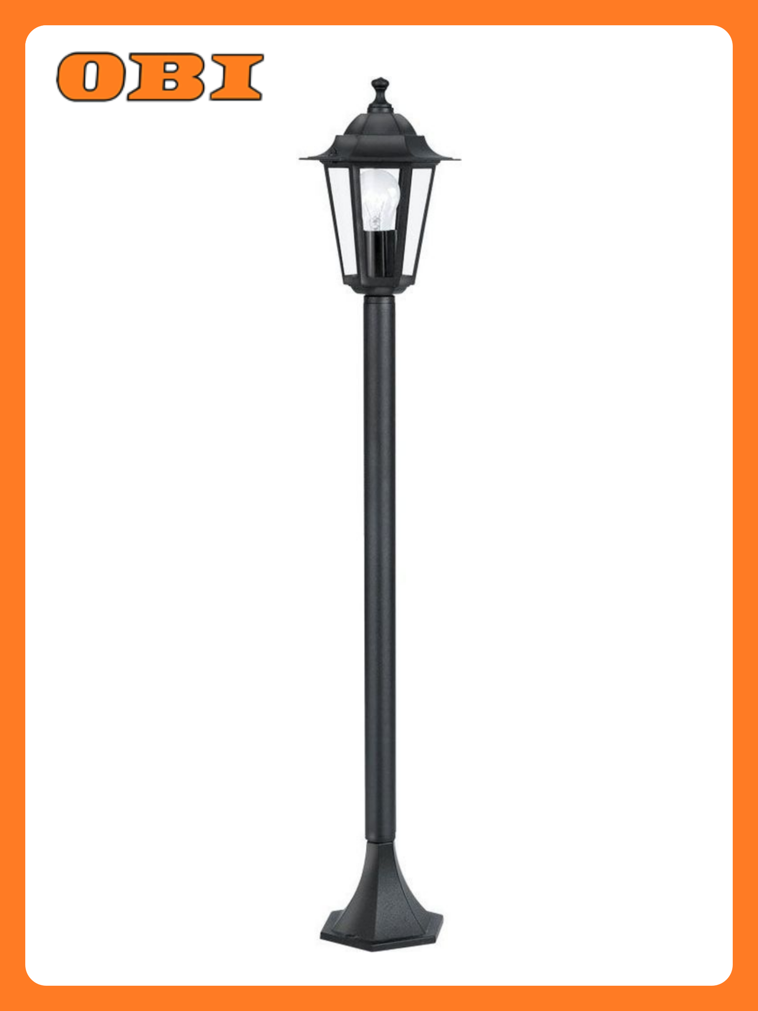 Уличный фонарь EGLO LATERNA 4 22144 напольный современный дизайн