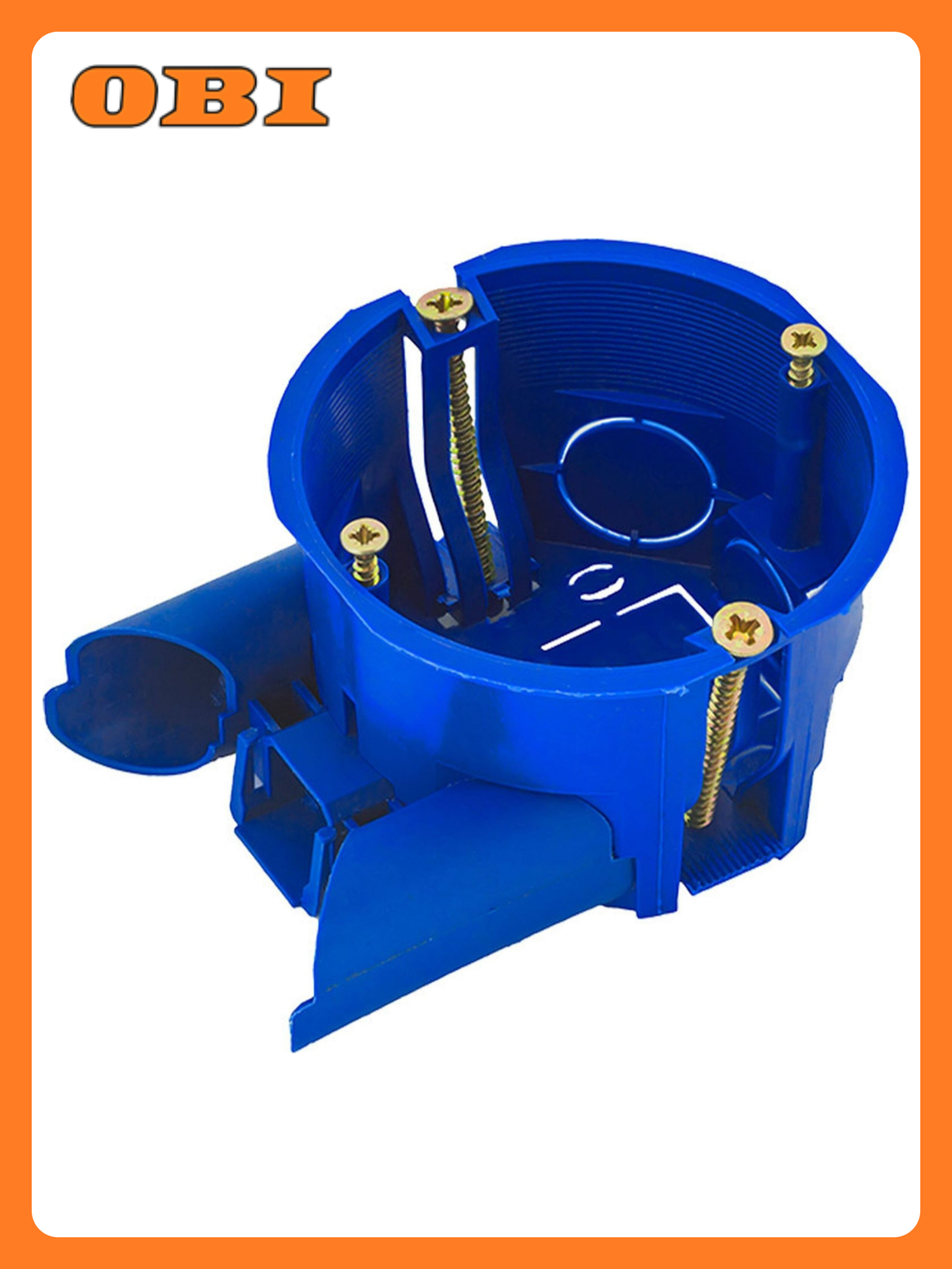 Подрозетник Gusi Electric С3Е3 скрытый монтаж полипропилен синий