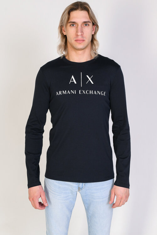 Лонгслив Armani Exchange, размер XL, синий