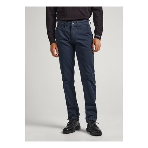 фото Брюки pepe jeans, размер 31/32, синий