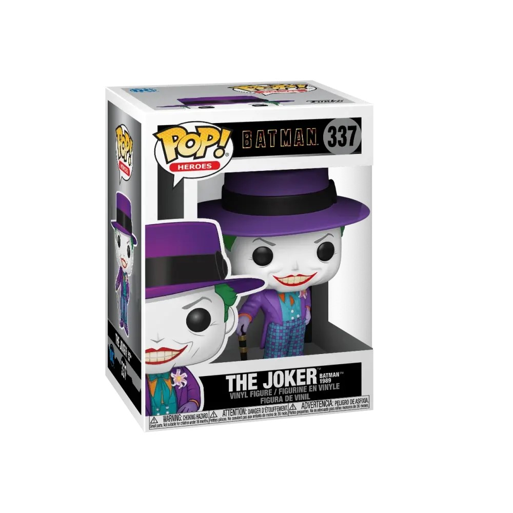 Funko 47709F Фигурка Funko POP! Vinyl: DC: Batman 1989:Joker w/Hat w/Chase - фото №2