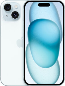 Смартфон Apple iPhone 15 512 ГБ, Dual еSIM, голубой