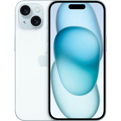 Смартфон Apple iPhone 15 128 ГБ, Dual еSIM, голубой