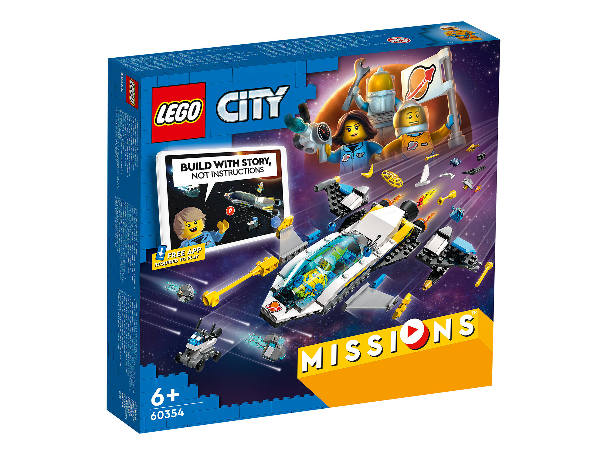 Конструктор LEGO City 60354 Космическая экспедиция для исследования Марса