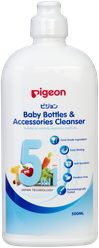 PIGEON Средство для мытья посуды "Baby Bottles & Accessories Cleanser", 500 мл