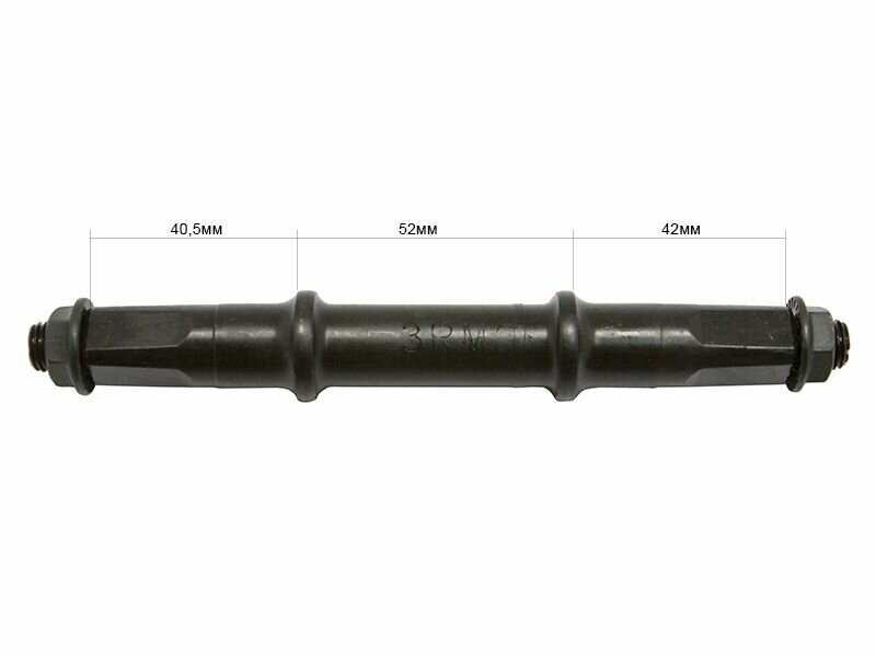 Ось каретки First 3RMC 40,5-52-42: 68/134.5mm, под квадрат, с гайками