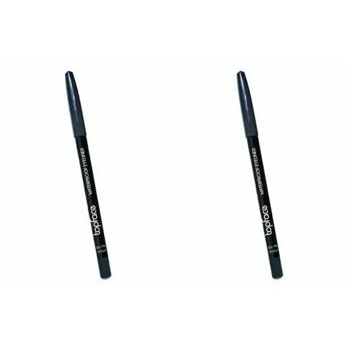 Topface Карандаш водостойкий для глаз Waterproof Eyeliner, тон 105, 1 гр, 2 шт.