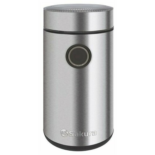Кофемолка Sakura SA-6172S серебристый 200Вт 50гр