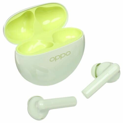 Наушники Oppo Enco Buds 2 Lime Green ETE41 - фото №8