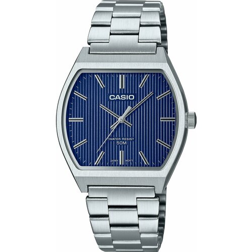 фото Наручные часы casio collection mtp-b140d-2a, синий, серебряный
